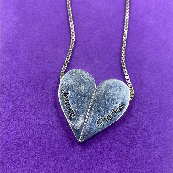 Silver Heart Pendant Necklace - Picture 3 of 6